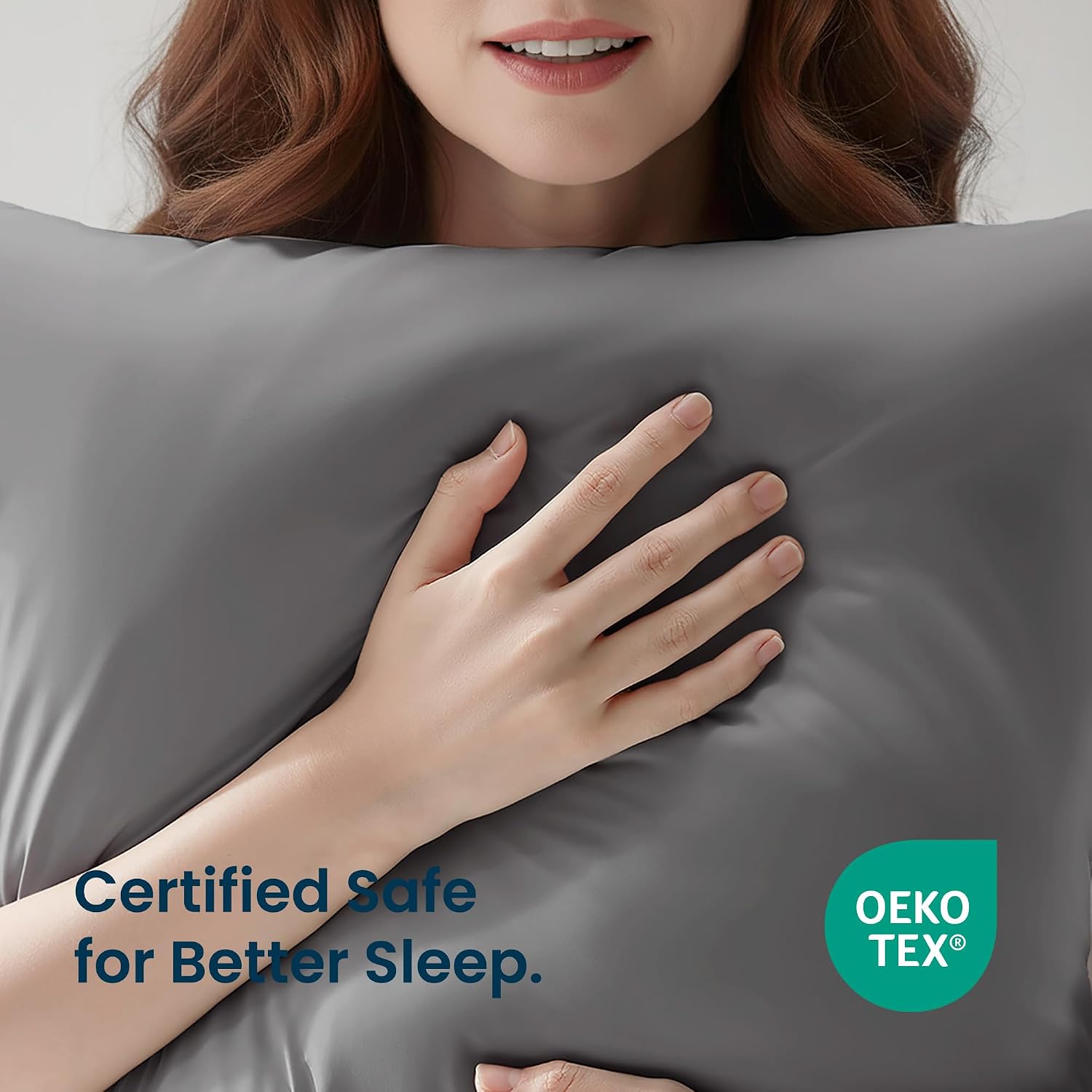 Sleepzonelife SLEEP ZONE Pillow Cases Queen Size Set of 2, Nanotex Cooling Pillow Case for Hot Sleepers, Cool Pillow Covers with Zippered C…