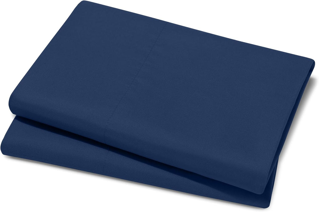 BareHome Bare Home Microfiber Pillow Cases - Queen Size Set of 2 - Cooling Pillowcases - Double Brushed - easy maintenance - Envelope…