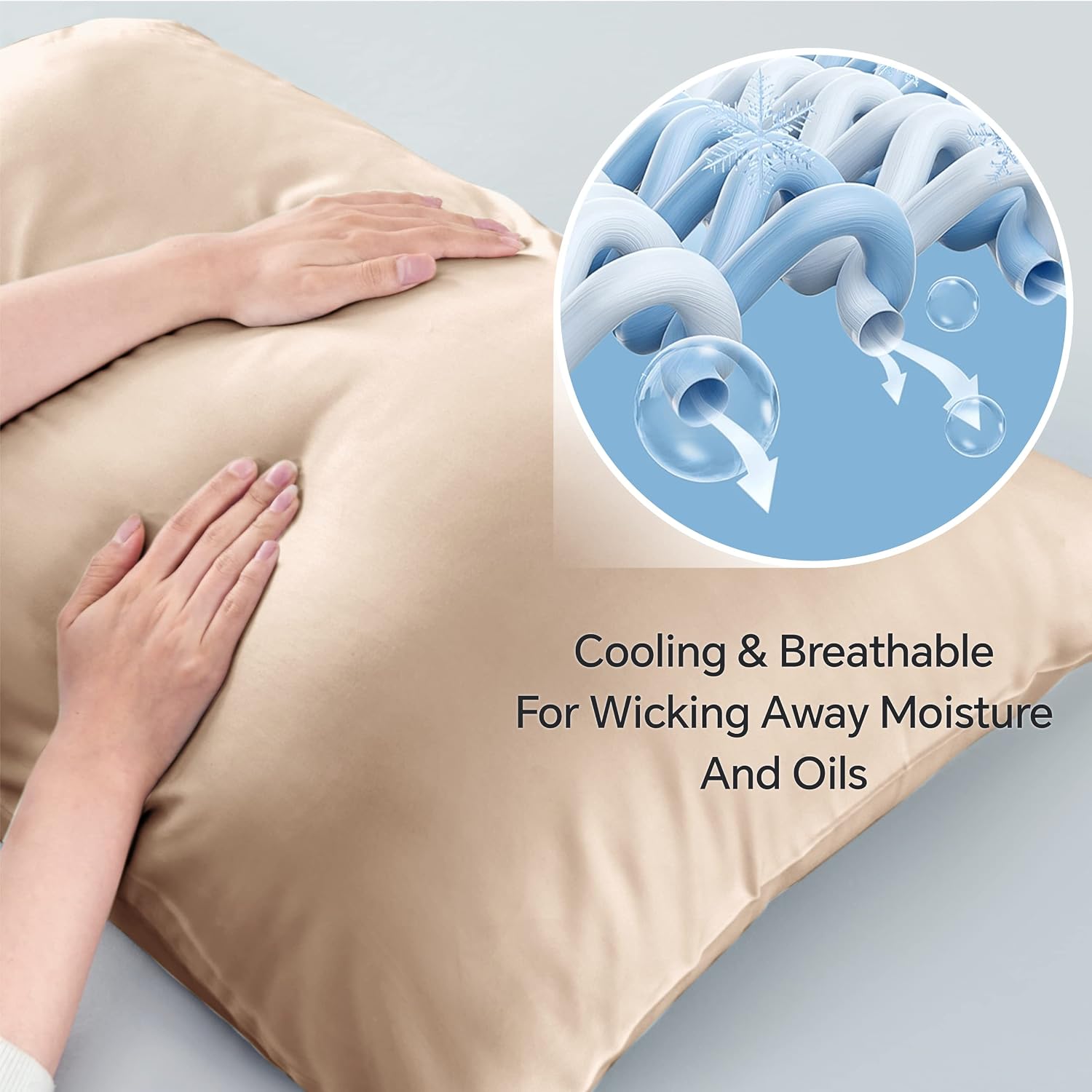 Bedelite Body Pillow Case Cover, Rayon Made from Bamboo, Cooling Body Pillow Cover for Hot Sleepers and Night Sweats, Breathable & Silky So…