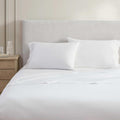 MarthaStewart Martha Stewart - King Size Sheets Set, Crisp & Tailored Cooling Sheets w/a Naturally Smooth Cotton Percale Lightweight Feel -…