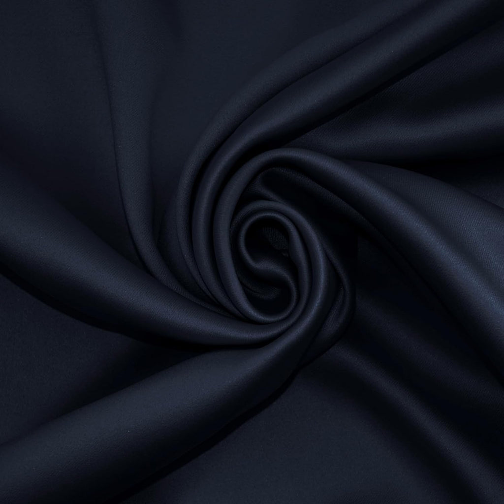 Sun Zero Nordic 2-Pack Theater Grade Noise Reducing Extreme 100% Blackout Grommet Curtain Panel Pair, 52" x 54, Navy Blue