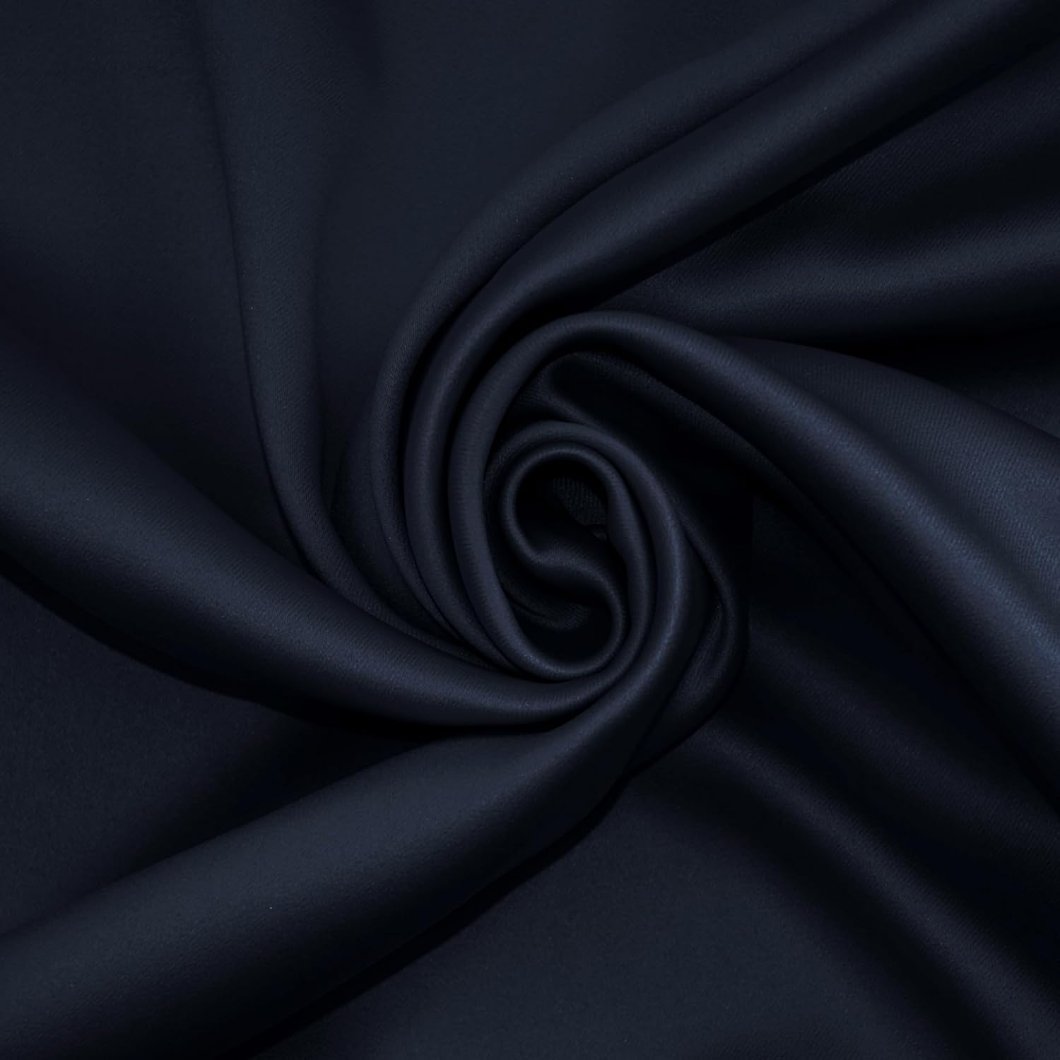 Sun Zero Nordic 2-Pack Theater Grade Noise Reducing Extreme 100% Blackout Grommet Curtain Panel Pair, 52" x 54, Navy Blue