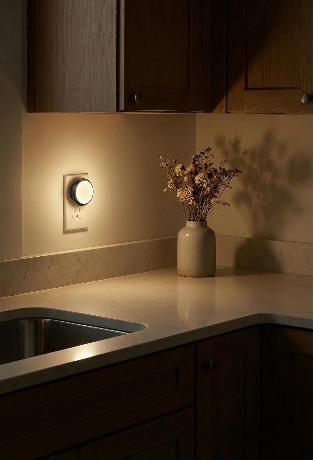 Night Lights Plug into Wall, Night Light 2 Pack, Plug in Night Light, LED Night Light for Kids, Auto-On/Off for Adults Bathroom, Hallway…