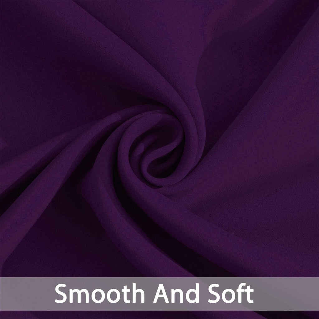Yakamok Grommet Room Darkening Soft Thermal Insulated Blackout Curtains Window Panels for Bedroom, Width 52 Inch by Length 63 Inch…