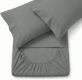 Perupima Peru Pima 415 Thread Count Percal Queen Sheet Set - 100% Peruvian Pima Cotton, 4 Piece (Flat, Fitted, 2 Pillowcases) - Cooling, Cr…