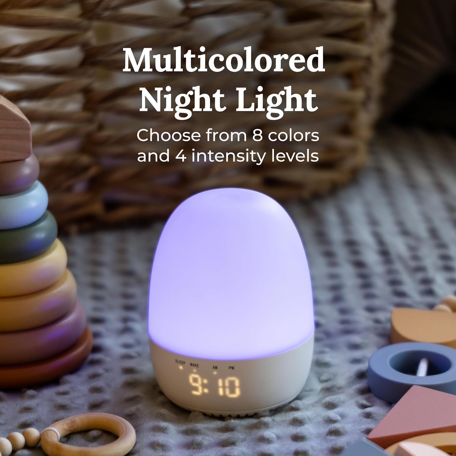 Yogasleep Light to Rise White Noise Sound Machine & Sleep Trainer with Night Light. for Baby & Toddler, 30 Soothing Sounds Includ…