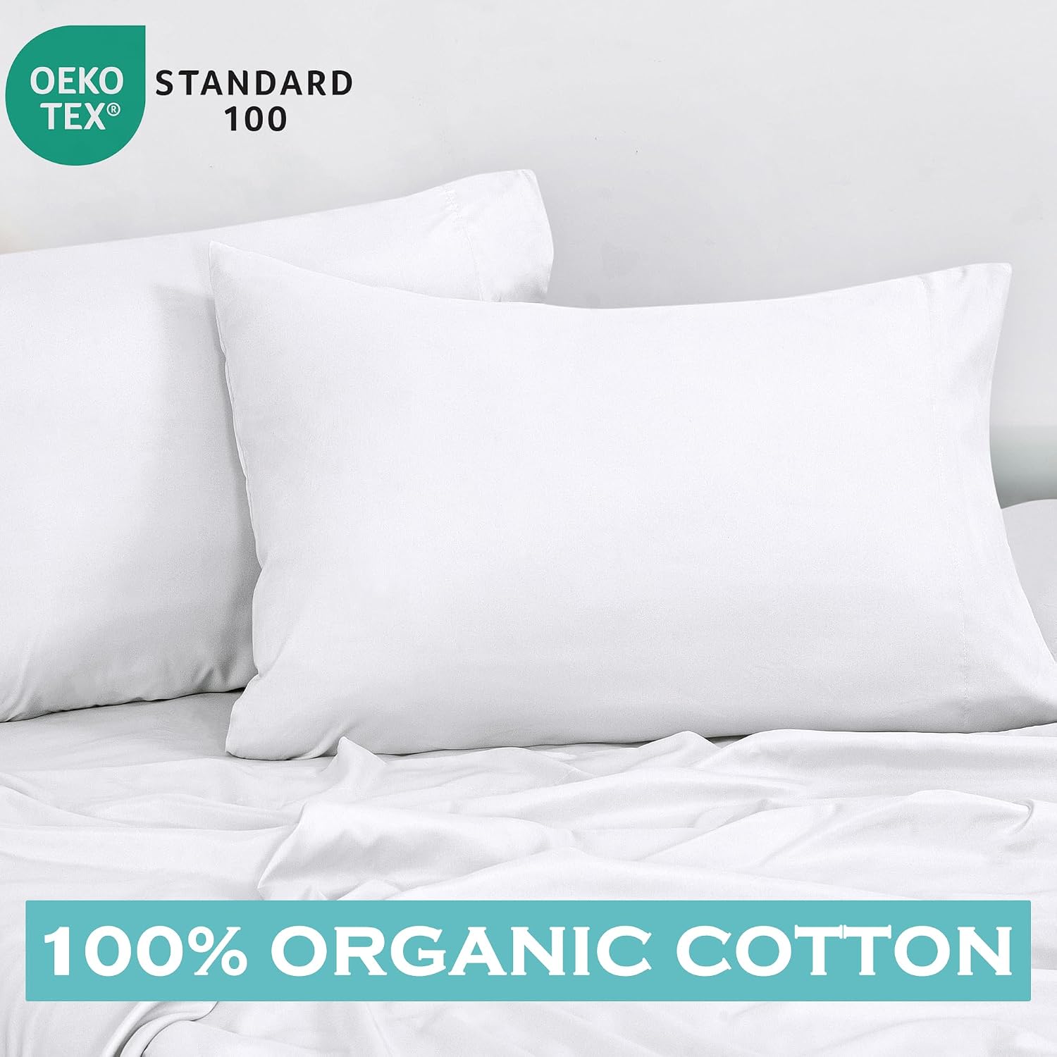 Royalelinens Royale Linens White Cotton Pillow Cases Queen Size Set of 12 - Bed Pillow Covers - 100% Cotton Pillowcases - Soft & Cooling -…