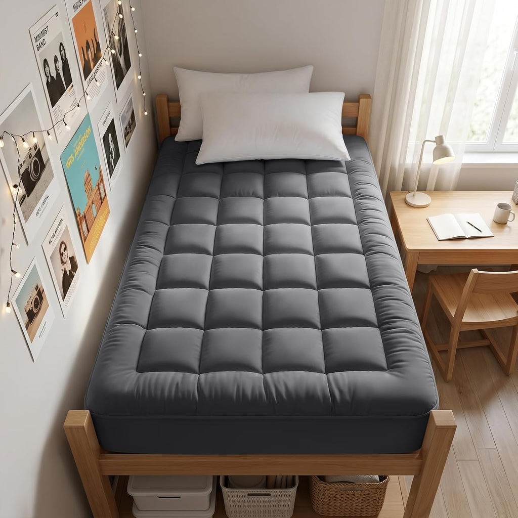 EASELAND Twin XL Mattress Pad Pillow Top Mattress Cover Quilted Fitted Mattress Protector Extra Long Cotton Top 8-21" Deep Pocket Cooling…