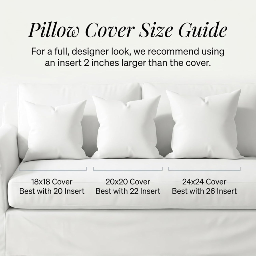 Jillien Harbor “The Juliet” Floral Block Print Pillow Cover – Soft Blue and Off-White Decorative Throw Pillow Cover – Grandmillennial…