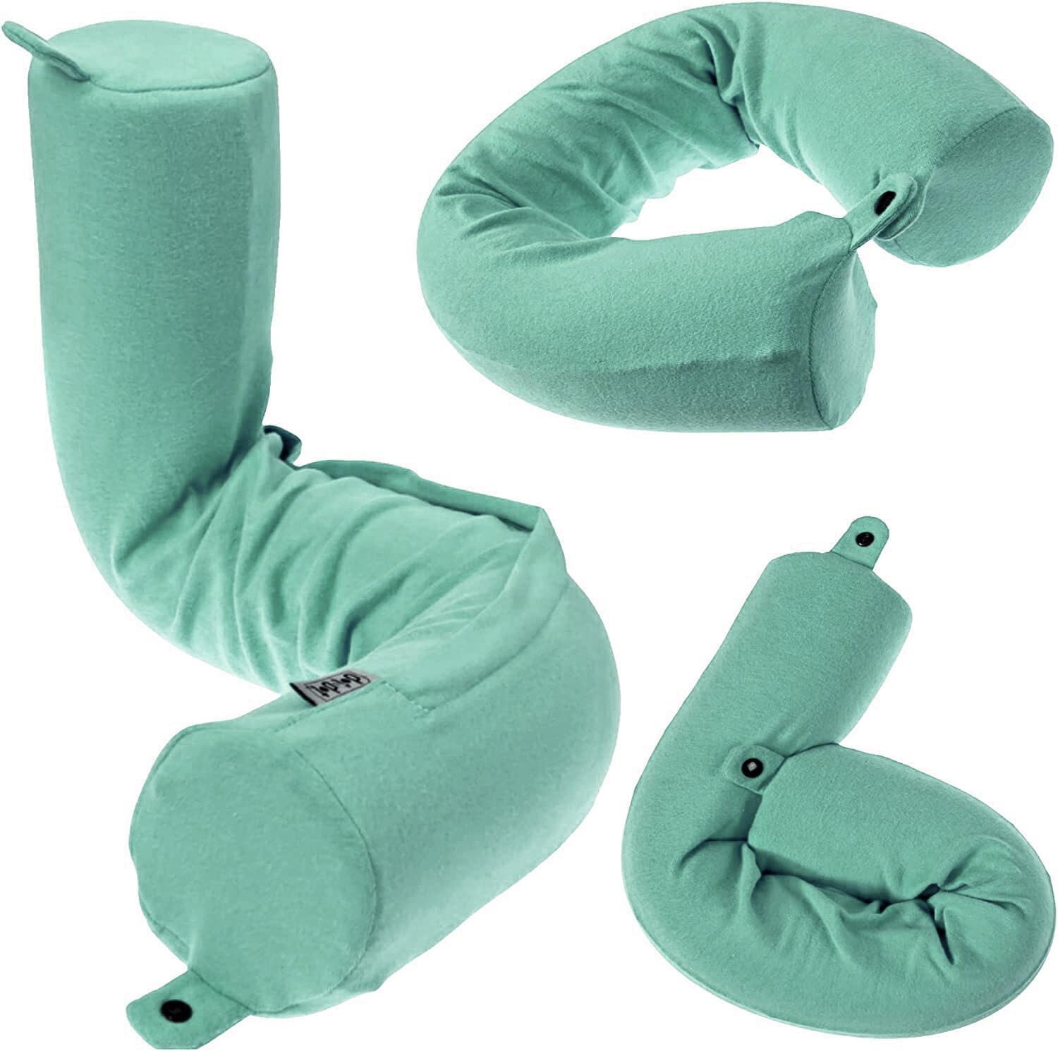 Dot&Dot Twist Memory Foam Travel Pillow for Airplanes - Travel Neck Pillow for Sleeping - Airplane Pillow for Neck Support - Adjusta…