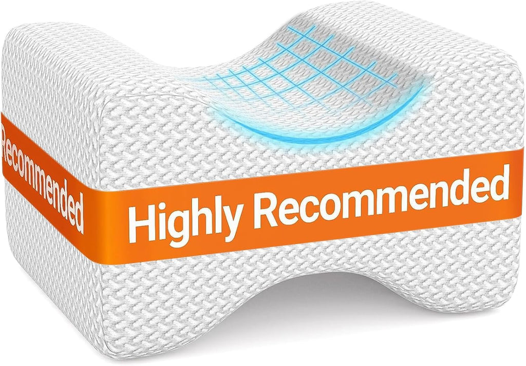 BlissTrends Memory Foam Knee Pillow, Knee Pillow for Side Sleepers, Leg Pillows for Sleeping Blood Circulation, Elevation Pillow for…