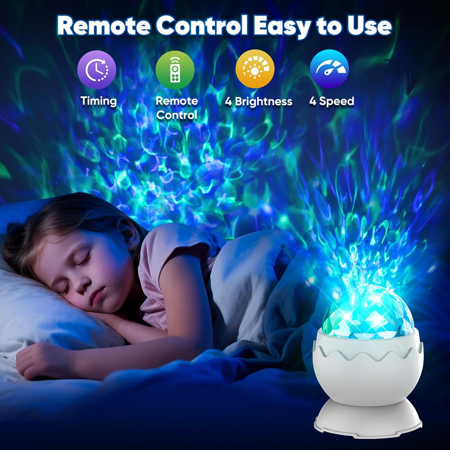 UweSmartLightingHouse Red Night Light, 2-in-1 Galaxy Projector, Light relaxation Lamp, Light Projector, 670nm Red Light for Bedroom, Gift…