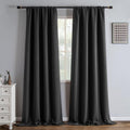 Igemaeve Blackout Curtains 108 Inch Length 2 Panels Set, Black Out Curtains for Bedroom 108 Inch Long, Rod Pocket Energy Saving Room Darken…