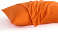 Ntbay Toddler Pillow Cases Set of 2, 2 Pack Brushed Microfiber 14x20 Pillow Cases, Soft, Wrinkle, Fade, Stain Resistant Orange Pillow Cases…