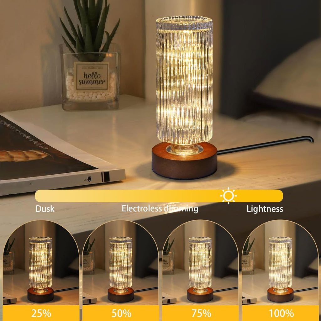 Small Nightlight for Bedroom - Bedside Table Lamps for Nightstand, LED Dimmable Night Light, Sleep Lights, Mini Nightlights for Kids Room…