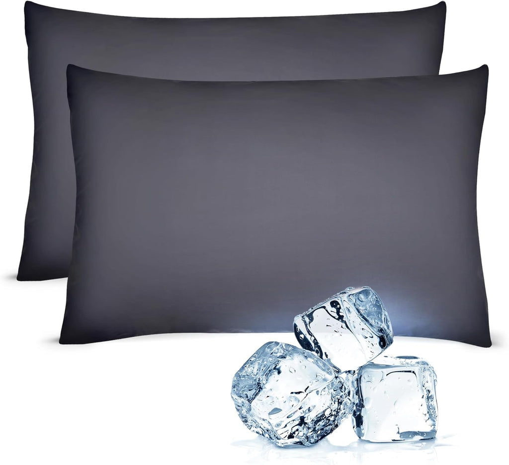LavishComforts Lavish Comforts® Cooling Pillow Cases for Hot Sleepers – Cool, Ultra-Soft Pillow Cases for Acne & Frizz, Anti Acne Pillow Ca…