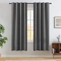 NICETOWN 100% Blackout Window Curtains 72 inches Long 2 Panels Set, Thermal Insulated Grommet Drapes, Room Darkening Curtain for Bedroom…