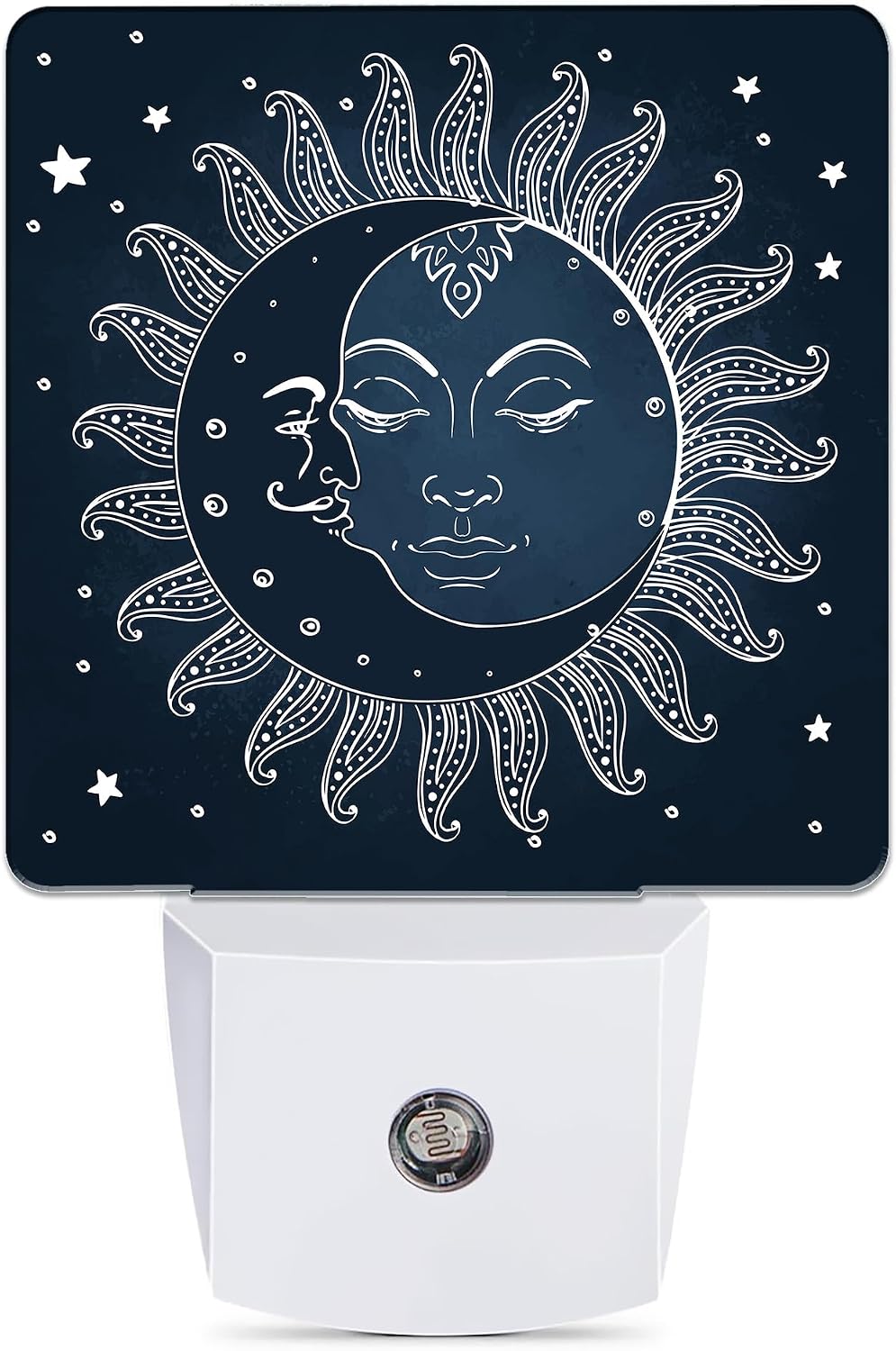 Vintage Sun Moon Night Light, Dusk to Dawn Smart Sensor Nightlight for Bedroom Bathroom Kitchen Hallway Stairs Hallway, Plug-in, Energy…