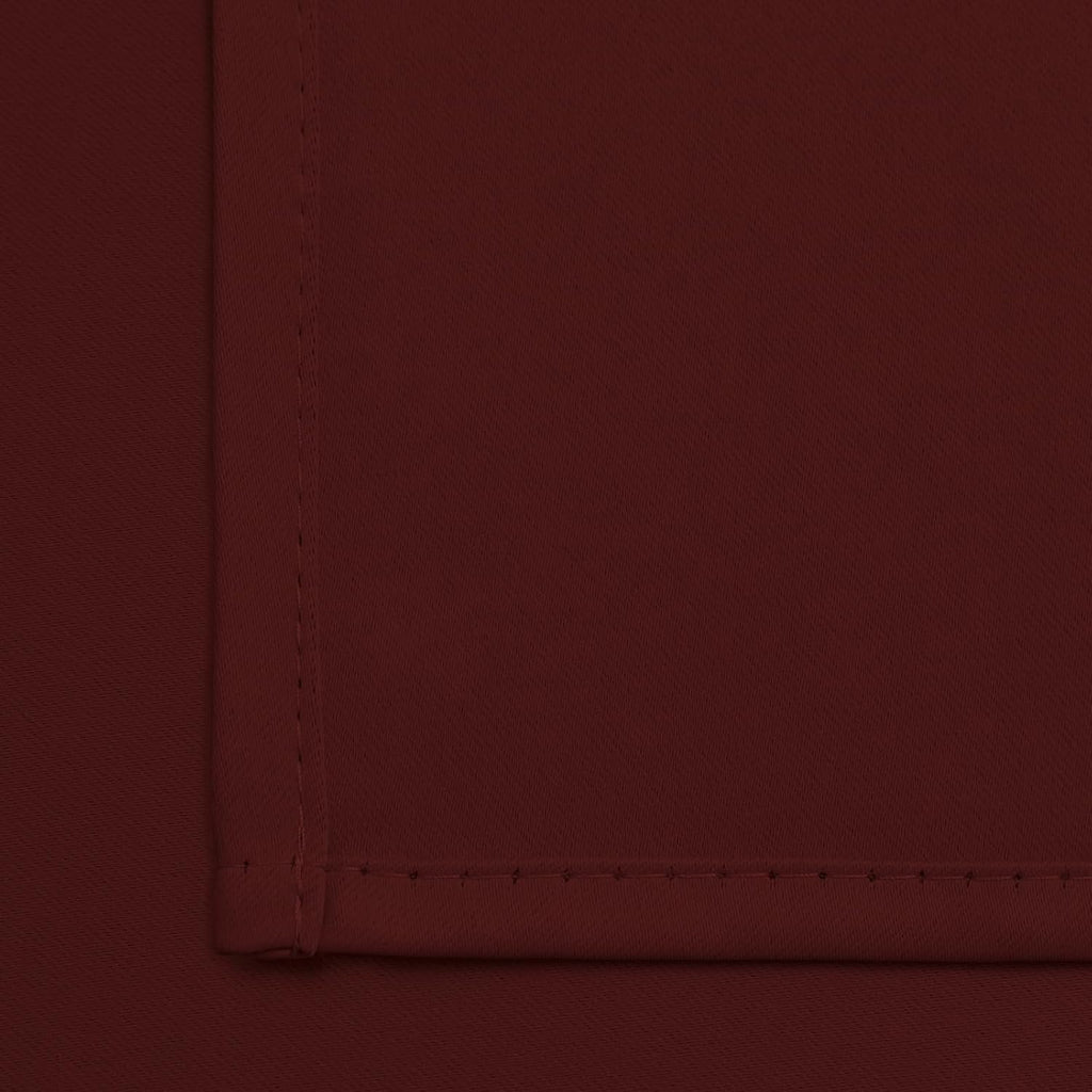 Yakamok Blackout Curtains for Bedroom, Thermal Insulated Blackout Window Curtains with Grommet Top for Living Room- Burgundy Red- 38W x…