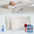Cieltown Cooling Pillow Cases for Hot-Sleepers: Q-Max ≥0.4 Nylon Spandex Cool-to-Touch for Night Sweats - Waffle Weave for Dry & Com…