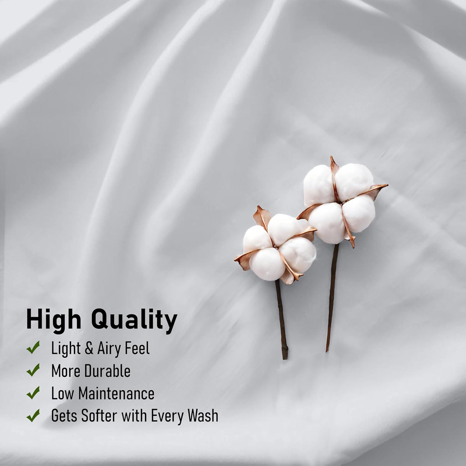 Ruvanti 100% Cotton Percale Sheets Full Size – Crisp Cooling Bed Sheets for Hot Sleepers, Deep Pocket 16”, Soft Breathable & Durable Hotel-…