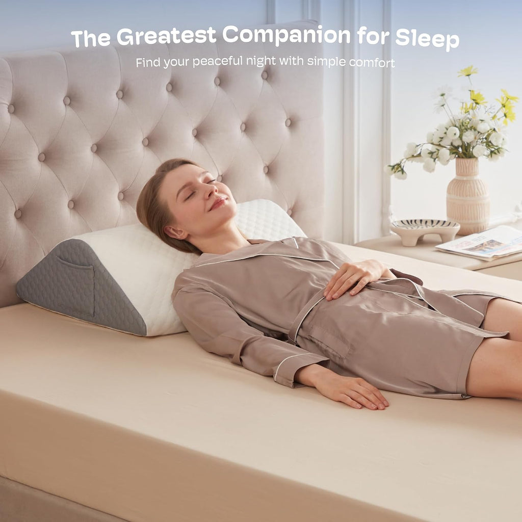 Simpledad Leg Elevation Pillows for After Surgery Knee Wedge Pillow for Back Sleeping, Leg Wedges for Elevation Swelling Blood Circulation…