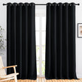 NICETOWN Blackout Curtain Panels 90 inches - Light Reducing Thermal Insulated Solid Grommet Blackout Curtains/Panels/Drapes for Living…