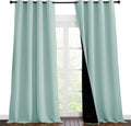 Nicetown Full Shading Curtains 96 inches Long 2 Panels Set for Windows, Super Heavy-Duty Black Lined Blackout Curtains for Bedroom, Privacy…