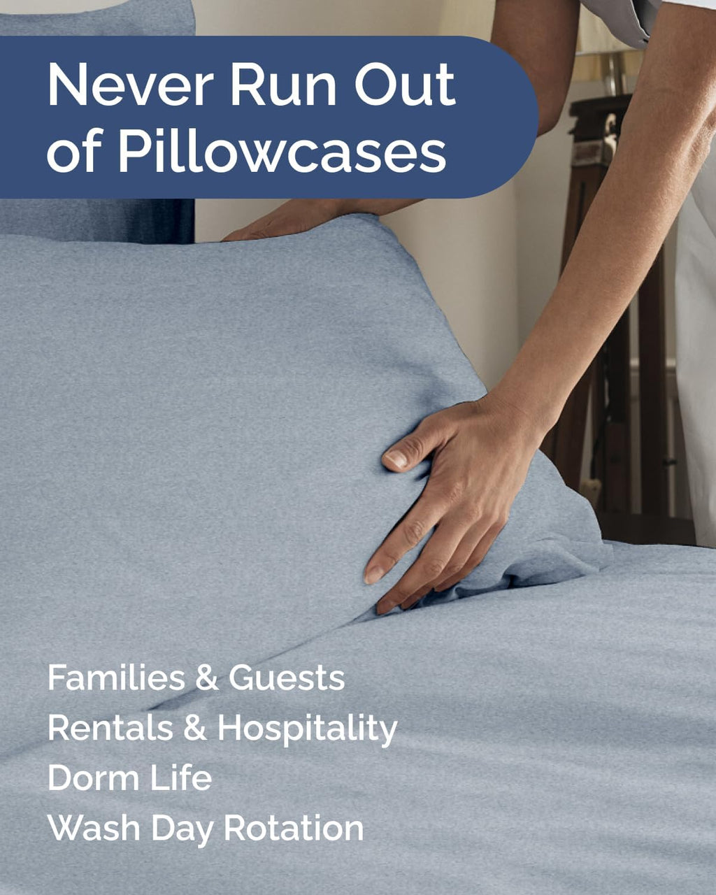 Standard Pillow Cases Set of 8 - Ultra Soft Hotel Quality Pillowcase Covers - Comfy & Wrinkle Free - Shrink & Fade Resistant - Machine…