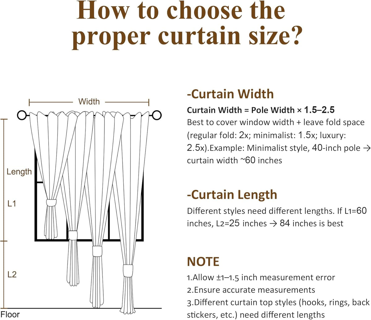 Boodii Snow White 96 Inch 100% Blackout Pinch Pleated Linen Curtains for Bedroom Living Room 2 Panels Set Farmhouse Back Tab Boho with Ther…
