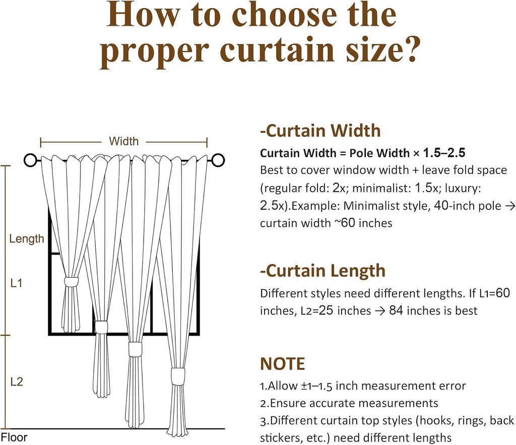 Boodii Natural Cream 100% Blackout Linen Pinch Pleated Curtains 90 Inches Long Neutral Light Blocking Curtain Thermal Insulated with Hooks,…