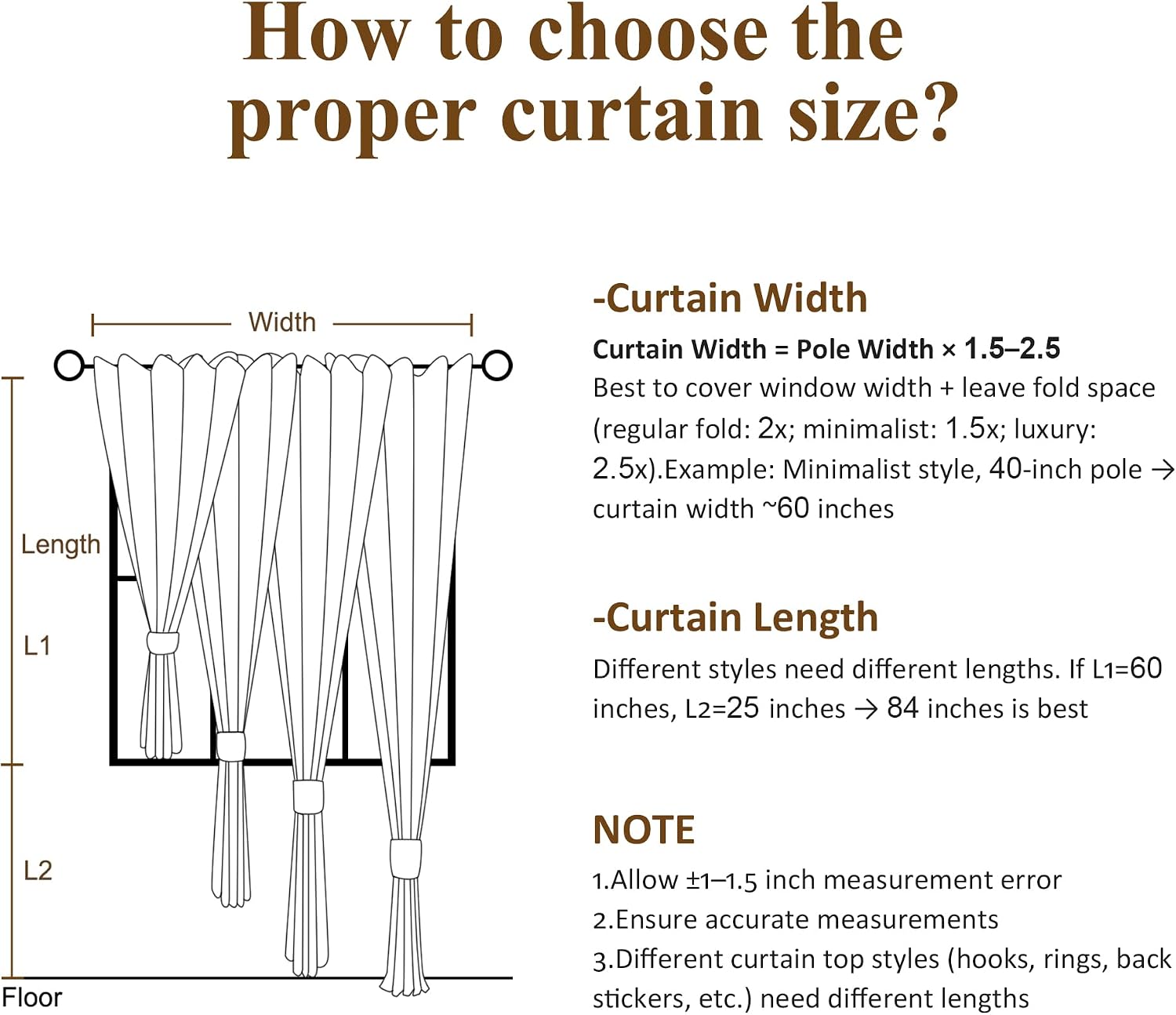 Boodii Natural Cream 100% Blackout Linen Pinch Pleated Curtains 90 Inches Long Neutral Light Blocking Curtain Thermal Insulated with Hooks,…