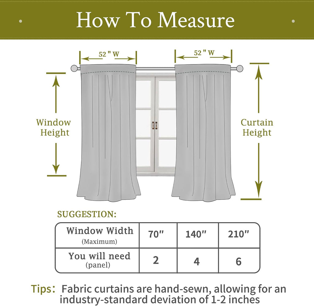 Lamit Moss Green Velvet Curtains for Living Room, 120 Inches Thermal Insulated Room Darkening Panels Super Soft Back Tab and Rod Pocket Win…