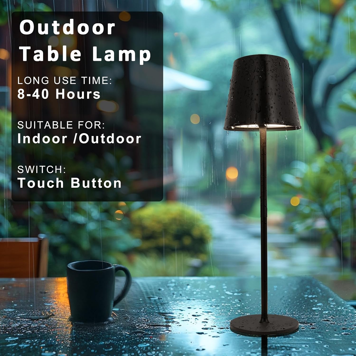 Kakanuo Cordless Table Lamps Pack of 4, Portable LED Battery Operated Lamp, Wireless Rechargeable Lamp, 3 Color Stepless Table Lamp for…