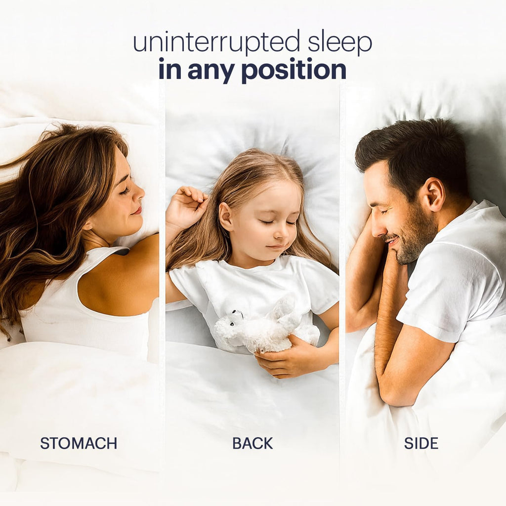 AROVAZ Bed Pillows for Sleeping Set of 2 (White), Soft Down Alternative Pillow for Back, Stomach or Side Sleepers, Comfortable Fluff…