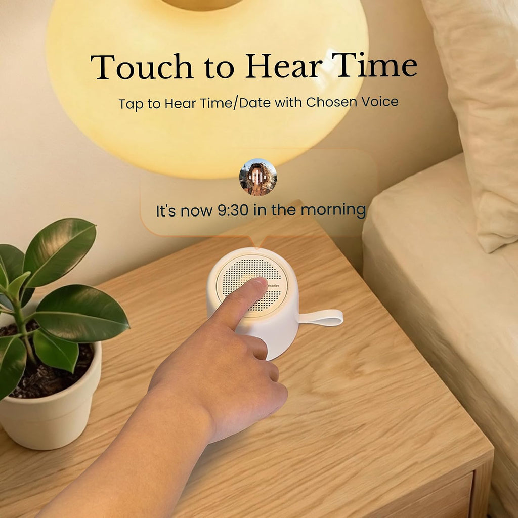 TimeVocalist White Noise Sound Machine & Alarm Clock: Color Noises and Custom Soundscapes, App Control, Sleep Schedule, Multiple Alarms, 10…