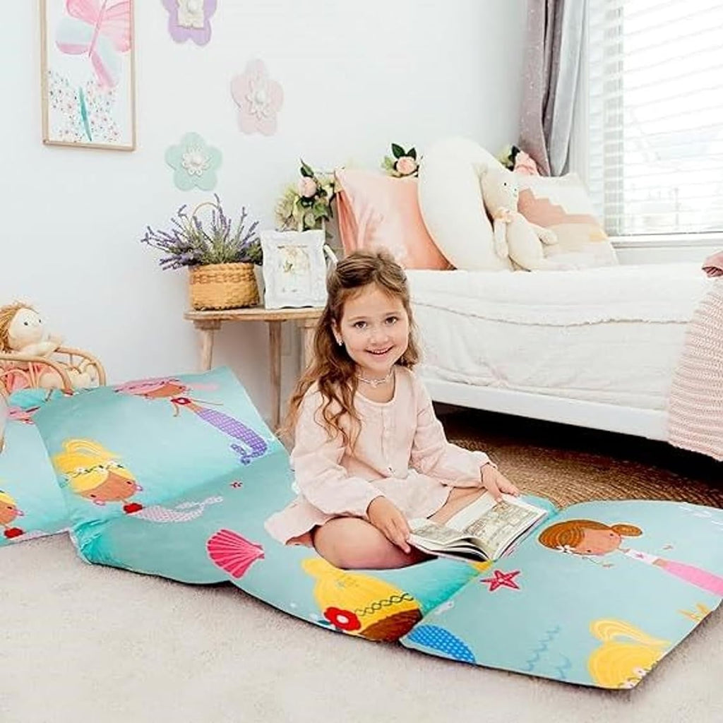 Butterfly Craze Floor Pillow Case - Lounge & Nap Cover for Floor Lounger Pillow - Adjustable Fit for Guest Bed & Sleeping Pad - Machine…