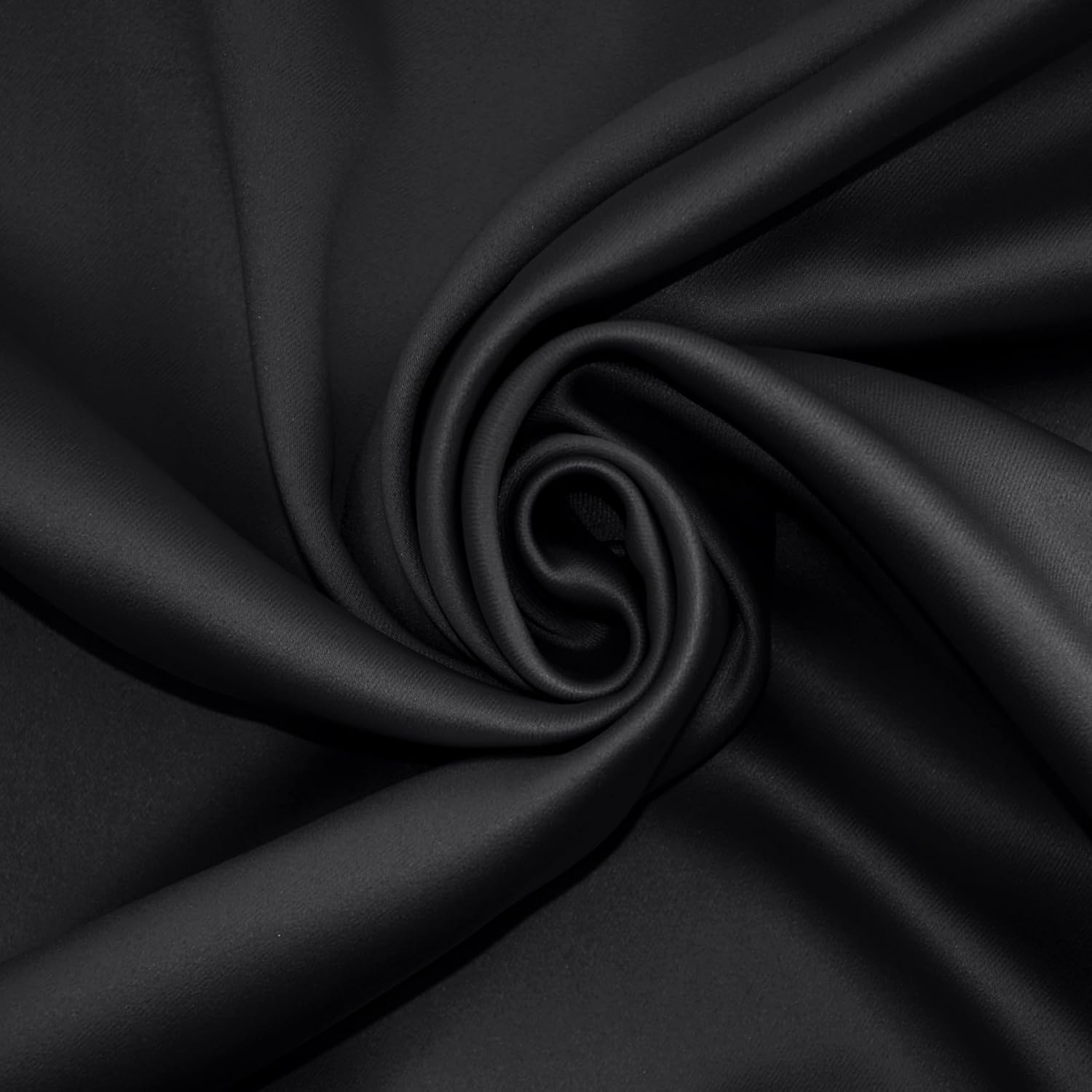 Sun Zero Nordic 2-Pack Theater Grade Noise Reducing Extreme 100% Blackout Grommet Curtain Panel Pair, 52" x 96, Coal Gray, 52" x 96"