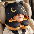 Mewaii Certified to ASTM & CPSIA Standards–Kids Travel Neck Pillow with Hood, Memory Foam Airplane Pillow, Double-Sided, Cute Design, Cooling…