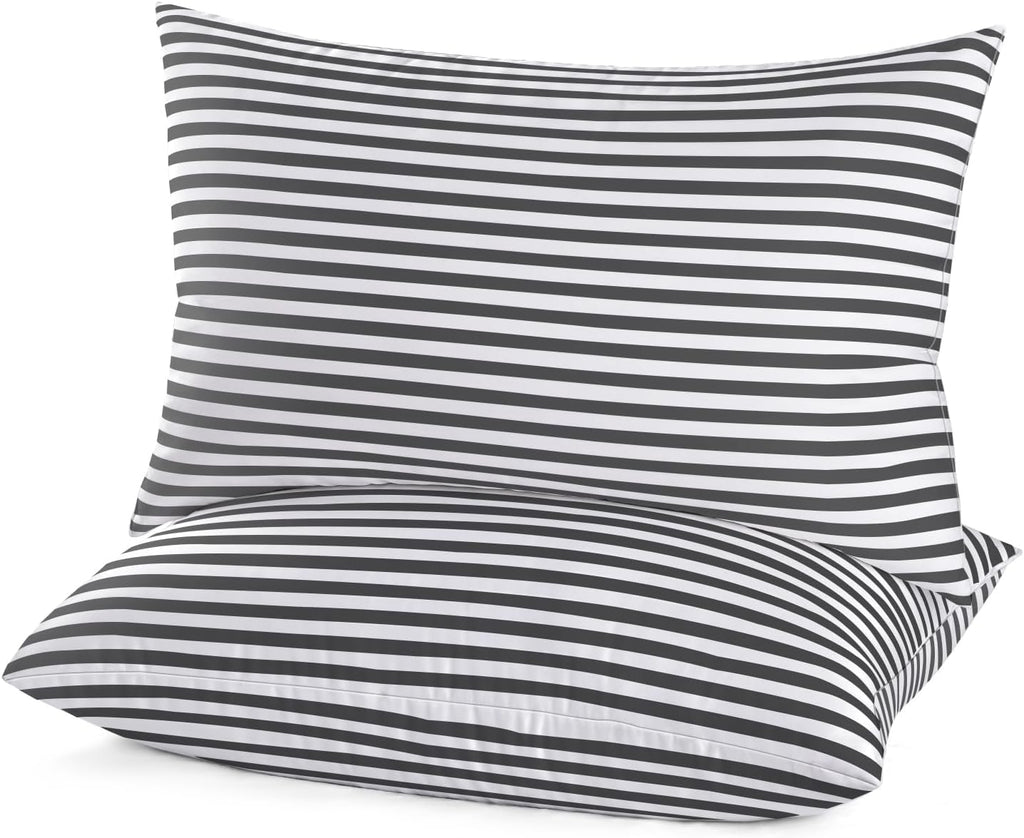 EIUE Bed Pillows for Sleeping 2 Pack Queen Size, Super Soft Down Alternative Microfiber Filled Pillows, Pillows for Side and Back…