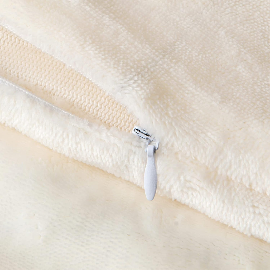 Bedelite Body Pillow Cover with Zipper Closure, Super Soft and Cozy Fuzzy Fleece Pillowcase 20 x 54 Inches, Luxury Fluffy Plush Long Body P…