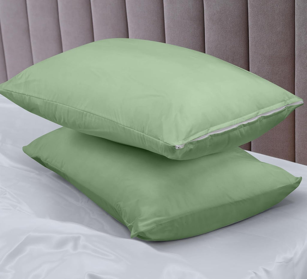 Utopiabedding Utopia Bedding 100% Waterproof Pillow Protectors with Zipper Queen Size (Set of 2), Bed Bug and Dust Mite Proof Zippered Pill…