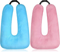 home Barydat 2 Pcs Car Travel Pillow for the Back Seat 28 x 18 in Sleeping Reading Pillows for Distance Travel Car Cushion for Kids Adults…