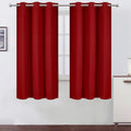 Lemomo Red Blackout Curtains 34 x 63 Inch Length/Set of 2 Curtain Panels/Thermal Insulated Room Darkening Blackout Curtains for Bedroom 63…