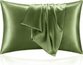 Bedelite Satin Pillowcase for Hair and Skin, Super Soft and Cooling Similar to Silk Pillow Cases 2 Pack with Envelope Closure, Gift for Wom…