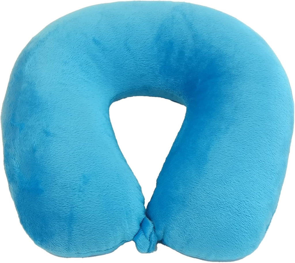 WorldsBest Wolf Essentials Adult Cozy Soft Microfiber Neck Pillow for Travel – Compact, Machine Washable - Perfect for Airplane, Car, or Ho…