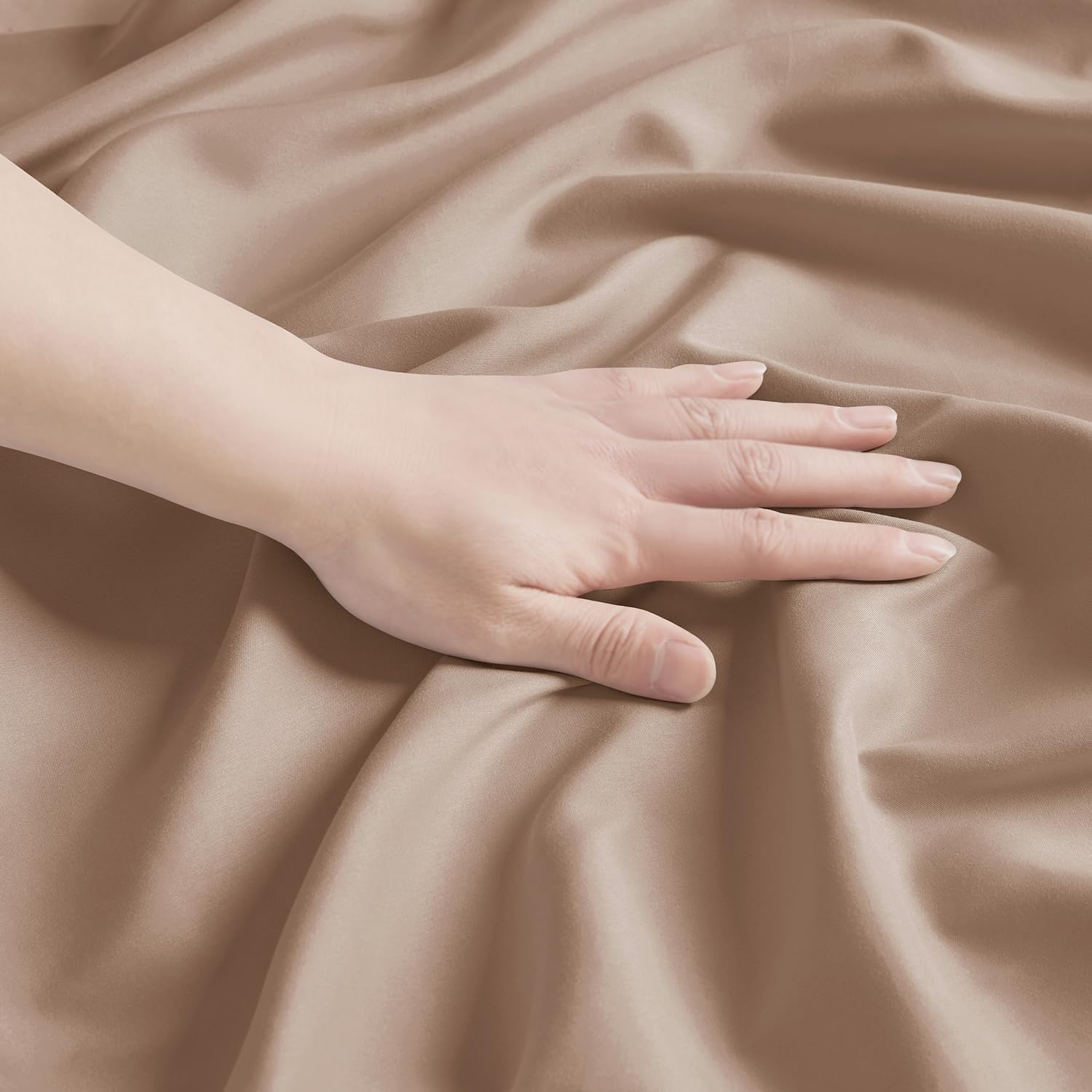 Nestl Taupe King Pillow Cases 2 – Soft King Size Pillow Case, 1800 Brushed Microfiber Pillowcases, Envelope Closure Pillowcase, King Pillow…