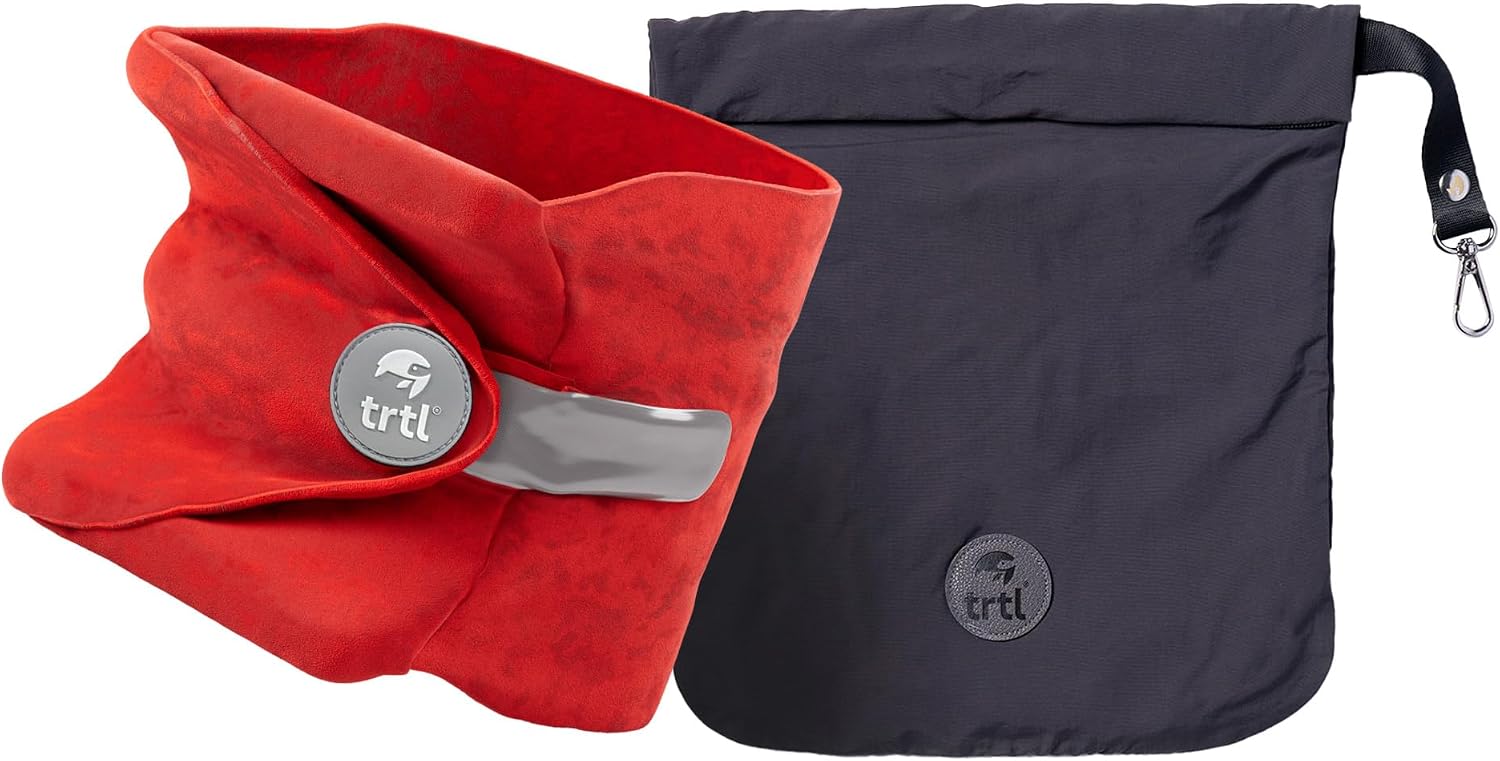 Trtl Pillow - designed for everyday use, Super Soft Neck Support Travel Pillow for Airplanes - Lightweight and Machine Washable…