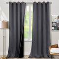 BGment 100% Blackout Curtains 108 Inch Long 2 Panles Set, Thermal Insulated Total Light Locking Soundproof Grommet Curtains & Drapes for Li…