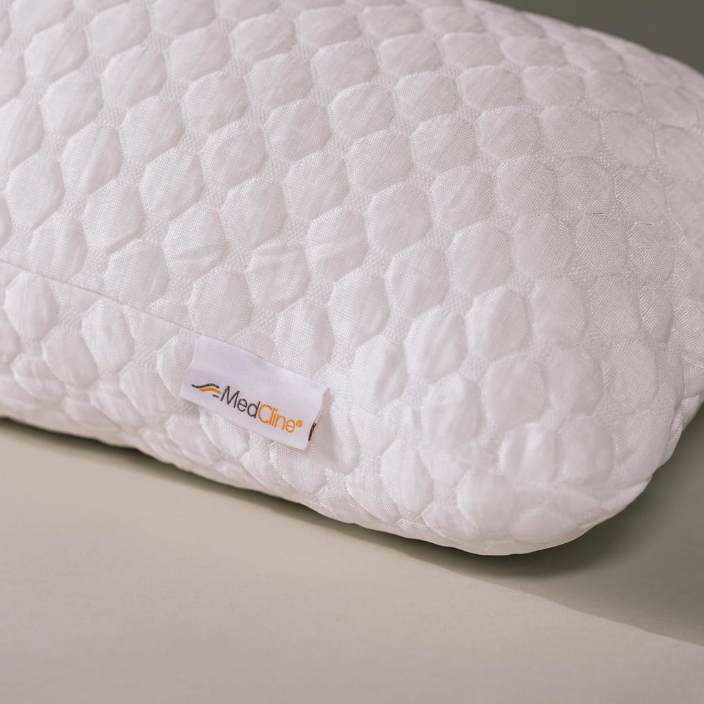 MedCline Cooling Body Pillow for Side Sleepers, Full-Body Support Pillow with Adjustable Memory Foam Stuffing, Ergonomic Design for…